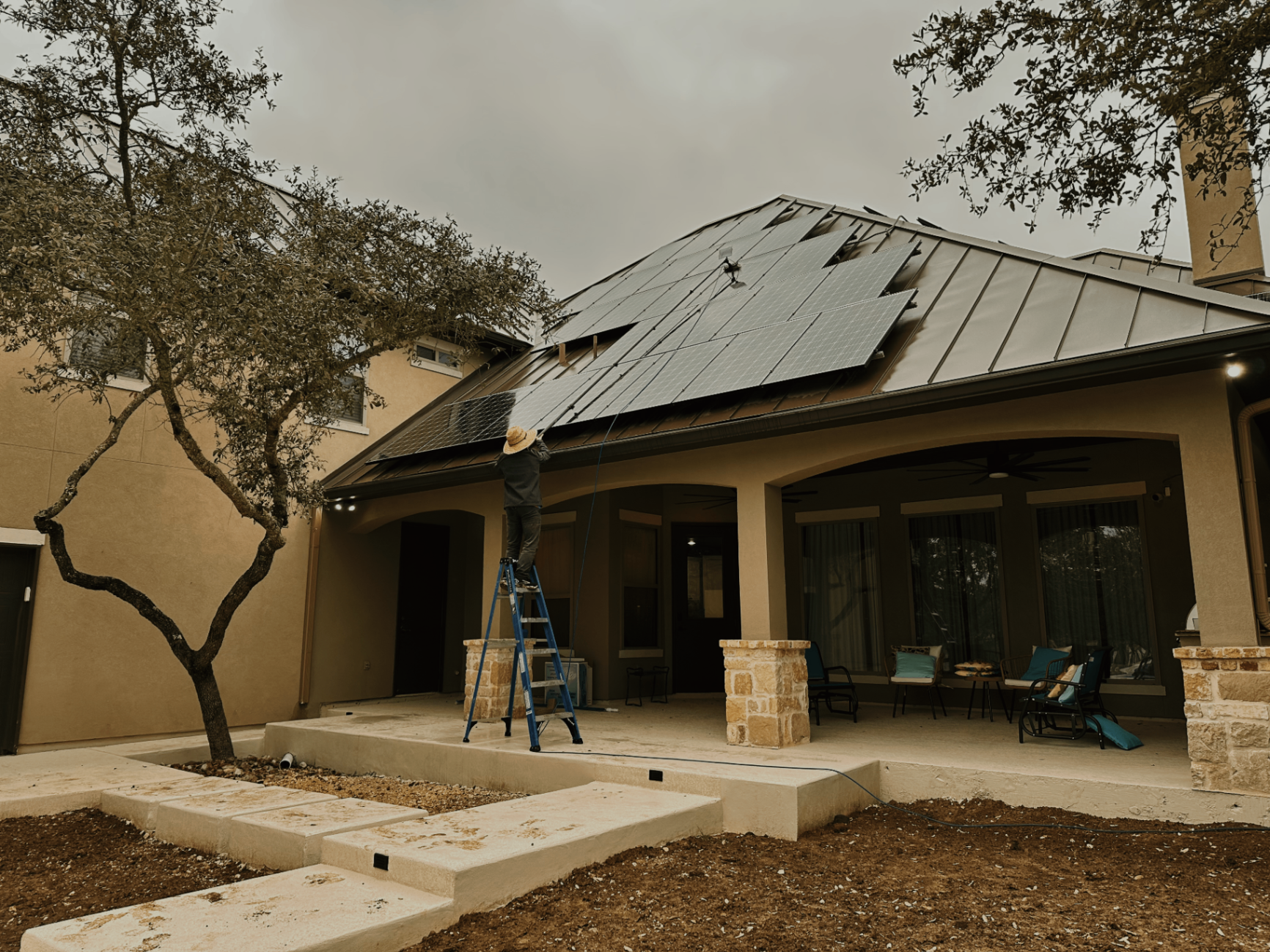 Solar Panel Cleaning by Stately Window Services